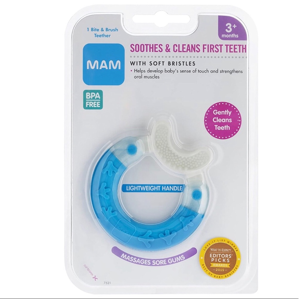 MAM Baby Toys, Teething Toys, Bite & Brush Teether